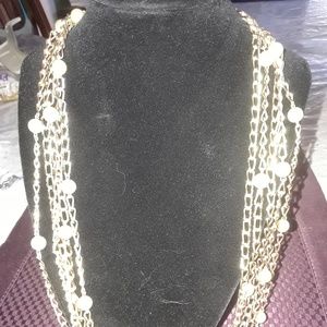 Vintage Necklace Costume Pearl